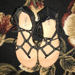 Torrid- 8W strappy sandals